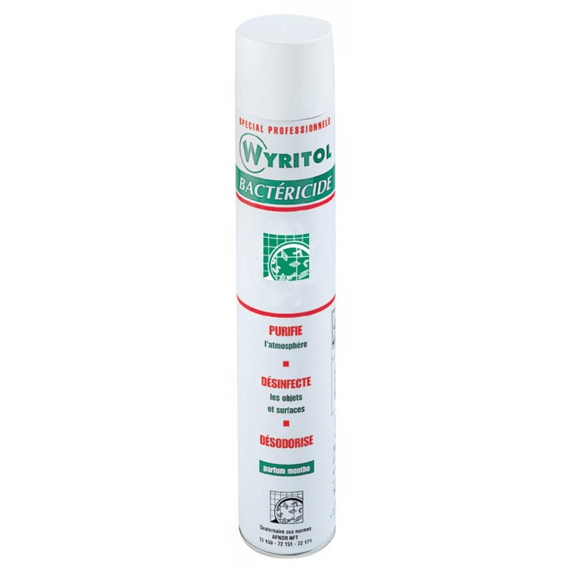 Aérosol Bactericide air et surfaces Wyritol