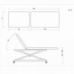 Divan d'examen électrique Liftback