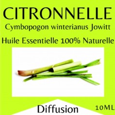 Huiles essentielles citronnelle - 10 ml