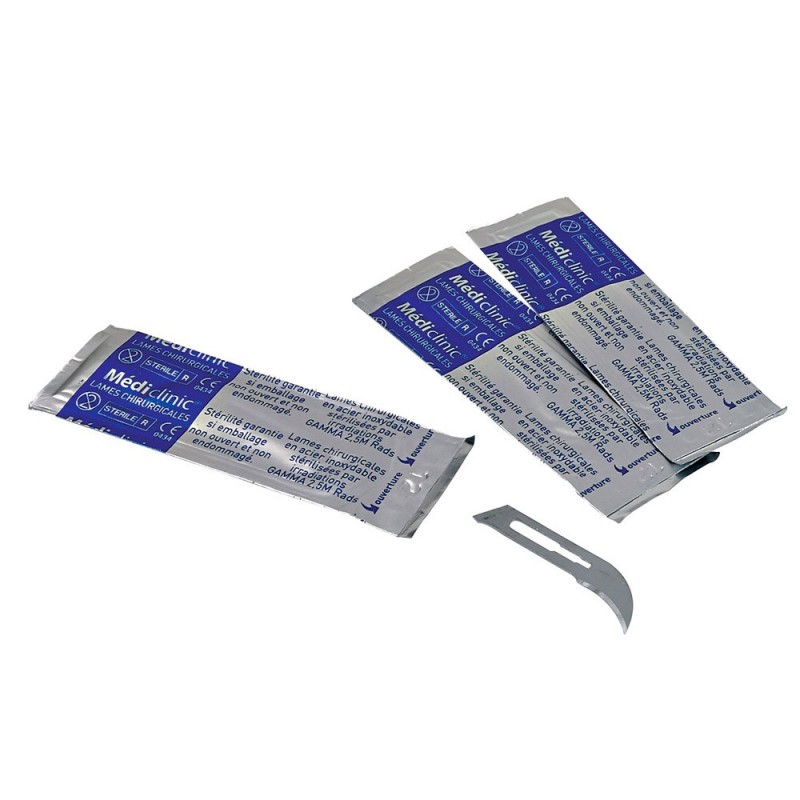 Lames de bistouris stériles