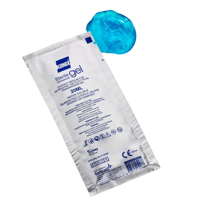 Gel Ultrason Stérile 48 Dosettes 20 G KONIX