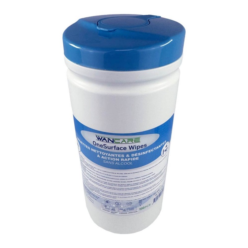 Lingettes désinfectantes sans alccol