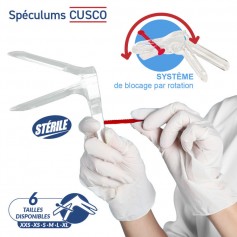 SPÉCULUMS X-LARGE JETABLE MEDI'CLINIC - BOITE DE 25