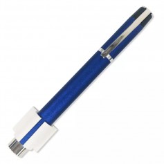 LAMPE STYLO LED  BLEU avec PORTE ABAISSE LANGUE