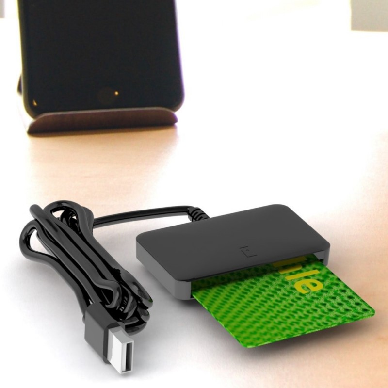 LECTEUR CARTE VITALE PC/SC MONOFENTE SSC-TINY