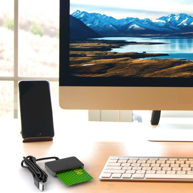 LECTEUR CARTE VITALE PC/SC MONOFENTE SSC-TINY