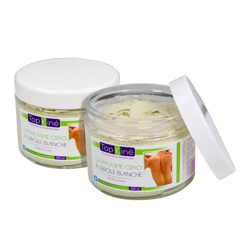 CATAPLASME CRYO À L'ARGILE BLANCHE TOP'KINE - 500 ml
