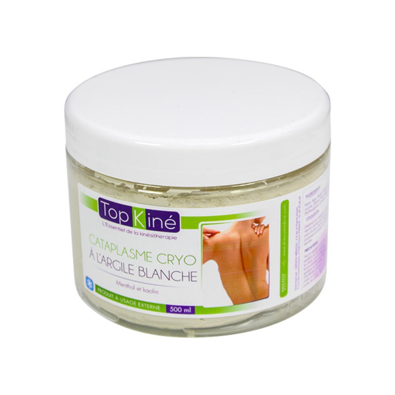 CATAPLASME CRYO À L'ARGILE BLANCHE TOP'KINE - 500 ml