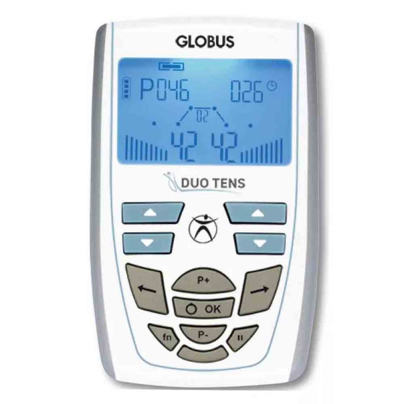 Electrostimulateur DUO TENS - GLOBUS  ( +20 électrodes OFFERTES )