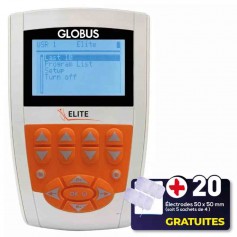 Electrostimulateur ELITE - GLOBUS ( +20 Electrodes OFFERTES )