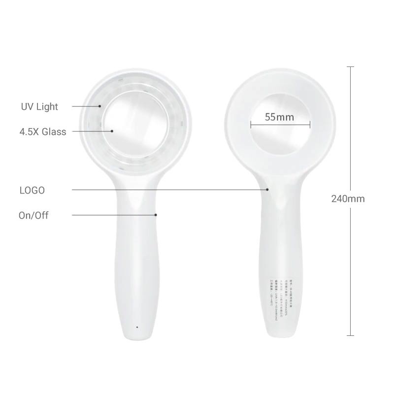 LAMPE DE WOOD AVEC LOUPE