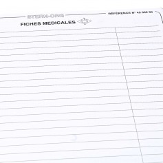 Fiches 3 volets Comed paquet de 250