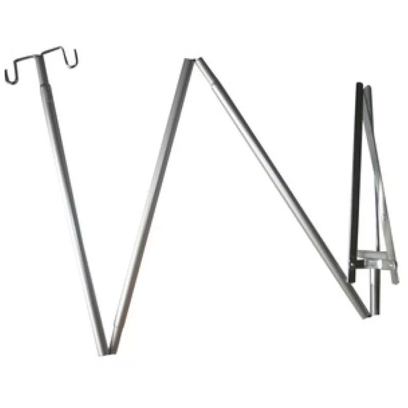 Pied à sérum pliable