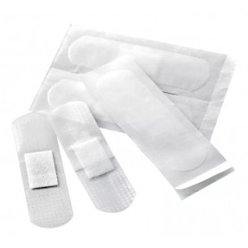 Pansement individuel non tissé blanc