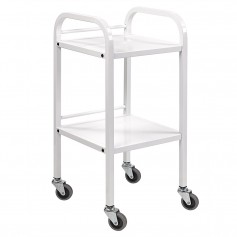 Guéridon - 2 plateaux en métal 40 CM