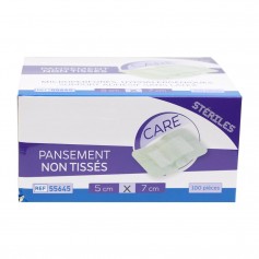 Pansements extensibles non tissés stériles Médi'Clinic - Blanc