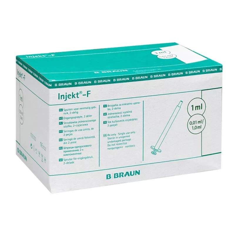 SERINGUE TUBERCULINE NUE 1ML INJEKT B.BRAUN