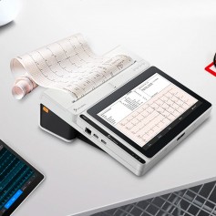 Tablette ECG 10 pouces 12 pistes avec imprimante