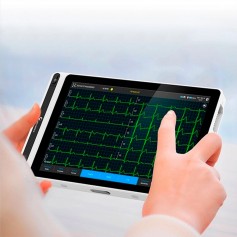 Tablette ECG 10 pouces 12 pistes avec imprimante