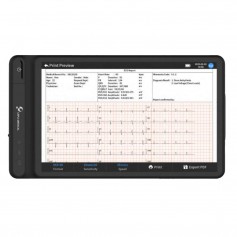 Tablette ECG 7 pouces 12 pistes avec interprétation Black Edition - Noir