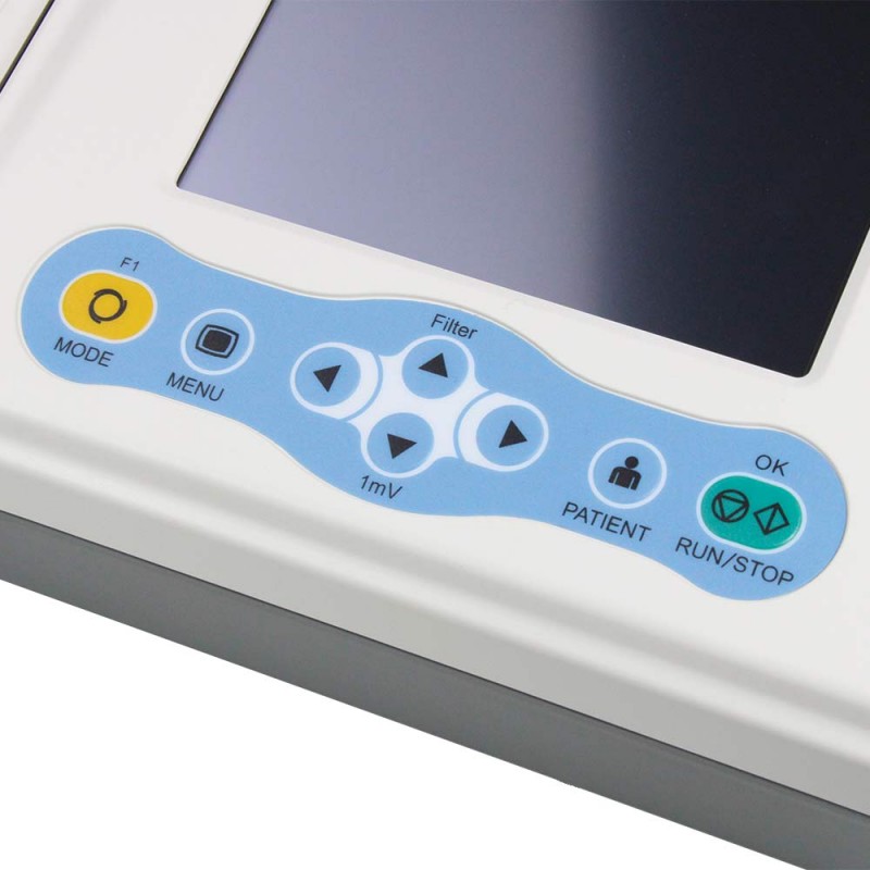 Électrocardiographe 12 pistes écran tactile 9” Cardio Beta 12 - Blanc