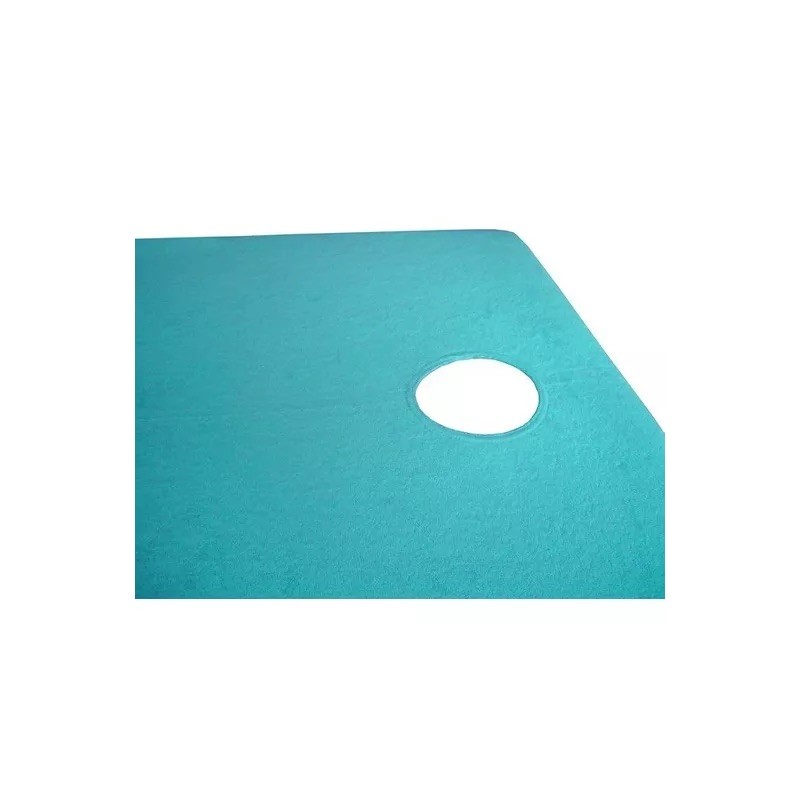 Housse éponge premium ouverture faciale - Bleu baltique