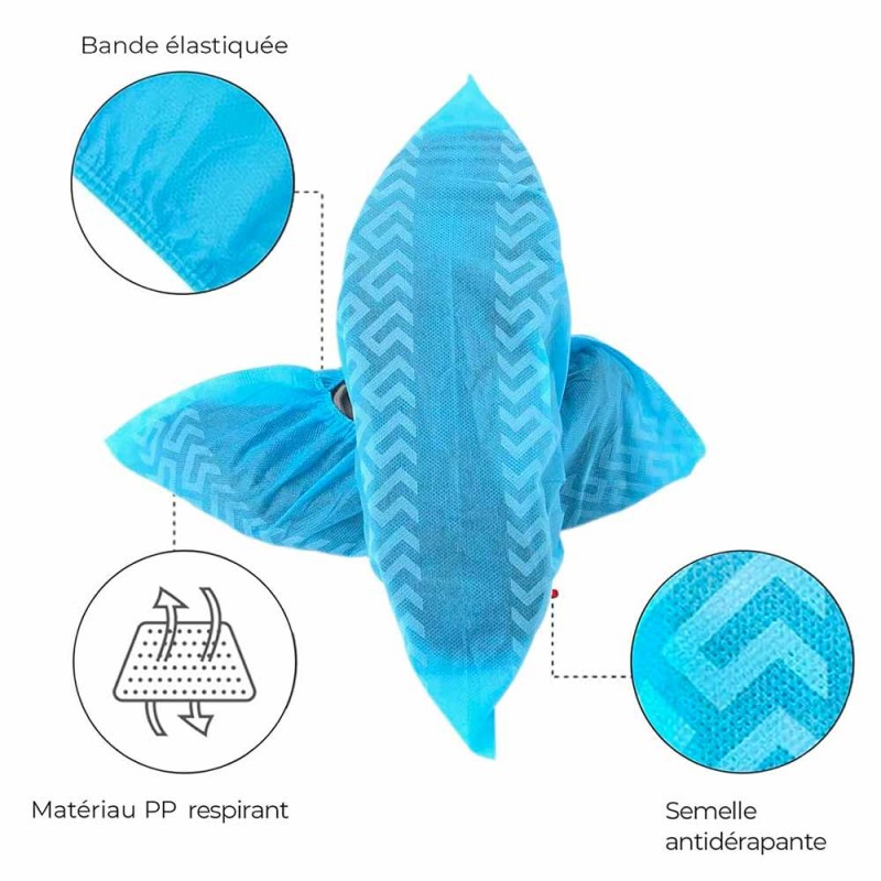 Surchaussure non tissé antidérapante