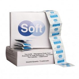 Protections sondes sans latex non lubrifiée - Boite de 72