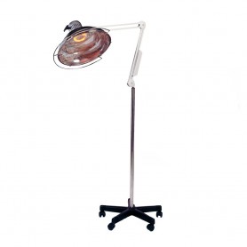 LAMPE INFRAROUGE QUARTZ 400W PIED ROULANT VERRE ET QUARTZ