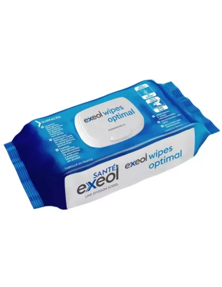 Lingettes exeol wipes optimal