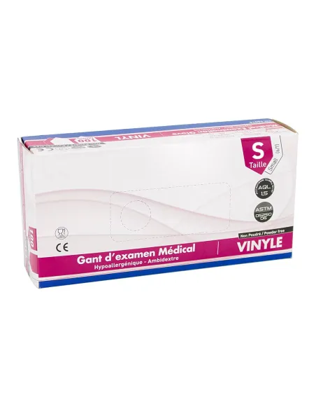 Gants Vinyle non poudrés médiclinic