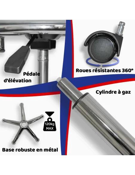Tabouret de Médecin NOIR