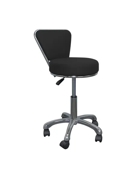 Tabouret de médecin avec dossier 46–60 cm