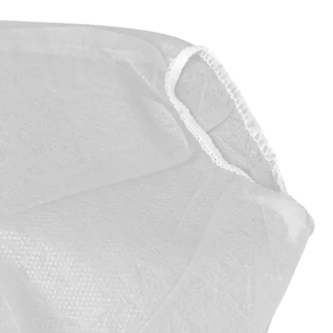 Blouse d'isolation à usage unique blanc