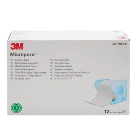 MICROPORE 2.5CM DEVIDOIR BLEU BTE DE 12