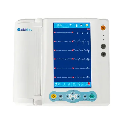 Électrocardiographe 12 pistes écran tactile 9” Cardio Beta 12 - Blanc