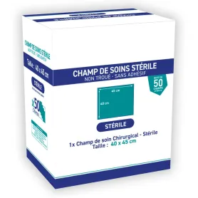 Champs de soins simples stériles