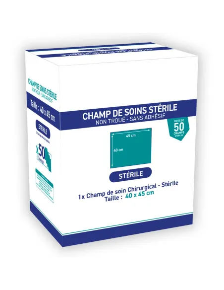 Champs de soins simples stériles