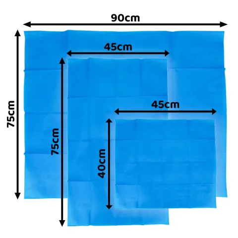 Champs de soins simples stériles