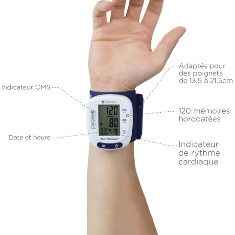 TENSIOMETRE ELECTRONIQUE POIGNET AUTOTENSIO