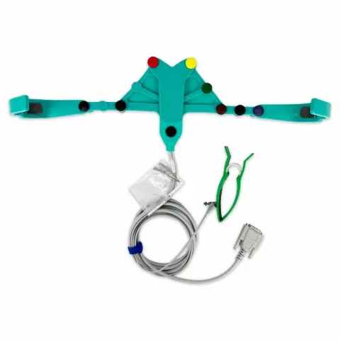 CEINTURE ÉLECTRODES AVEC CÂBLE PATIENT INTÉGRÉ