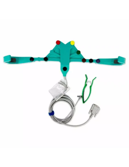 CEINTURE ÉLECTRODES AVEC CÂBLE PATIENT INTÉGRÉ