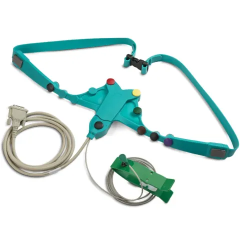 CEINTURE ÉLECTRODES AVEC CÂBLE PATIENT INTÉGRÉ