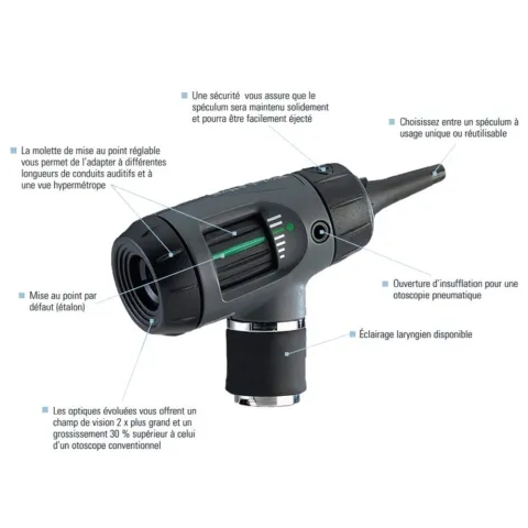 OTOSCOPE MACROVIEW BATTERIE LITHIUM