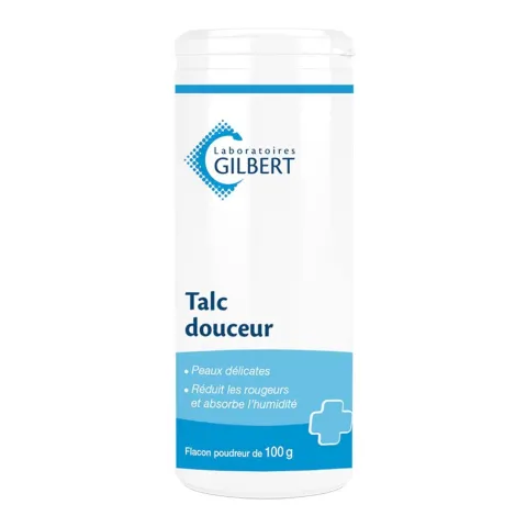 TALC DOUCEUR GILBERT EN FLACON POUDREUR 100 G