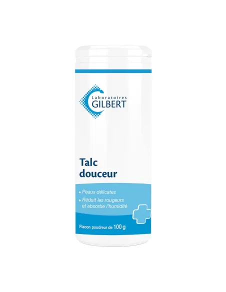 TALC DOUCEUR GILBERT EN FLACON POUDREUR 100 G