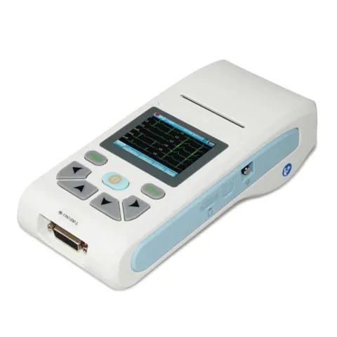 Électrocardiographe 3 pistes portatif 90A Contec - Blanc