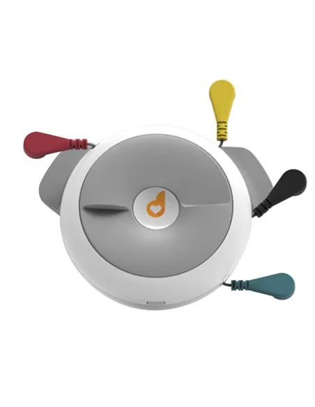 ECG portable 8/12 dérivations D?Heart – iOS/Android, assistance vocale, 24h d’autonomie