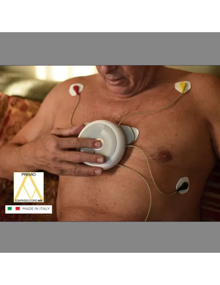 ECG portable 8/12 dérivations D?Heart – iOS/Android, assistance vocale, 24h d’autonomie