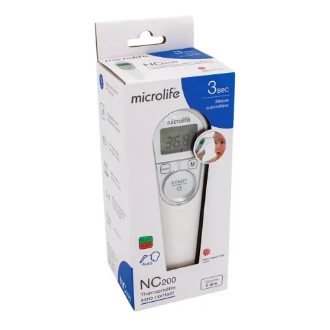 THERMOMÈTRE INFRAROUGE SANS CONTACT MICROLIFE NC 200